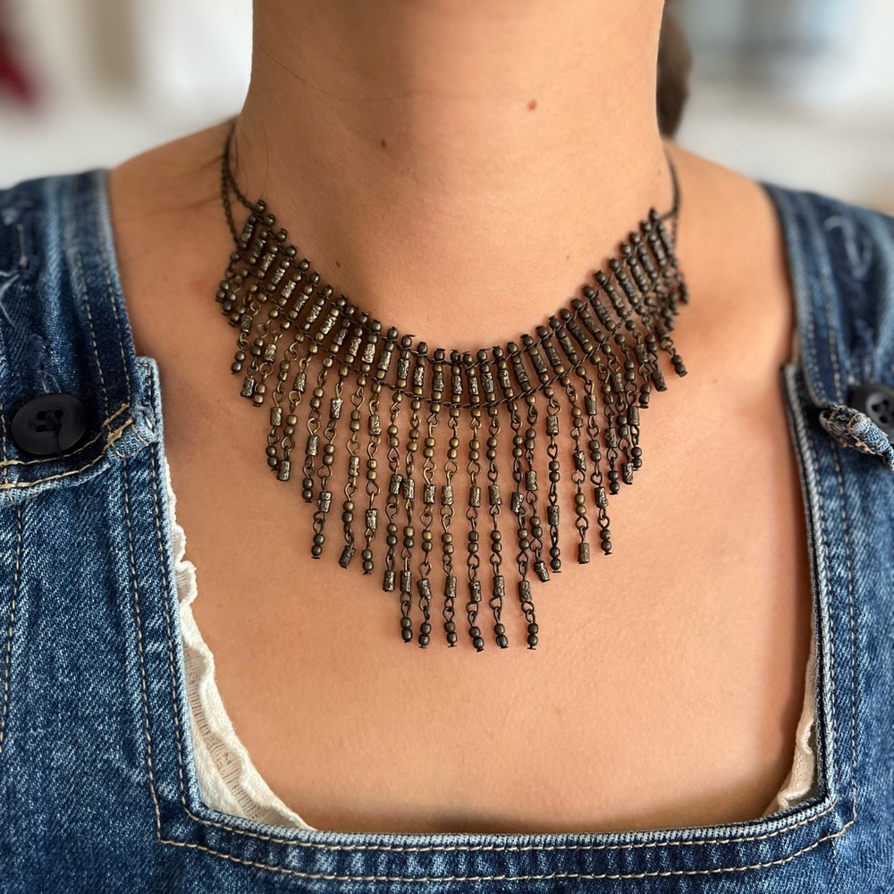 Vintage Bohemian Chain Fringe Nexklace